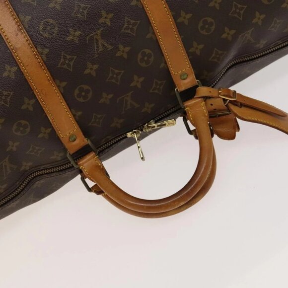 LOUIS VUITTON Monogram Keepall Bandouliere 60 Boston Bag M41412 LV Auth ti3031 - Picture 8 of 16